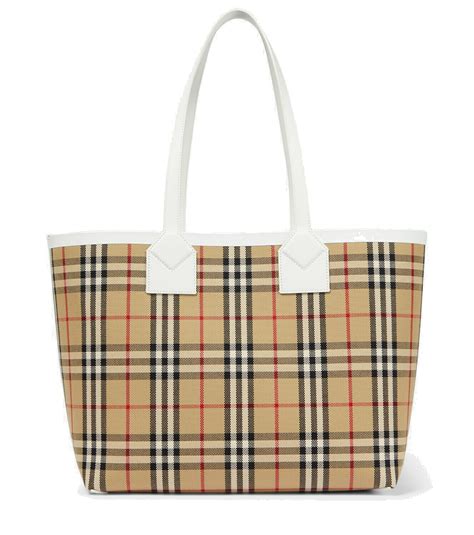 nylon burberry bag|burberry checked canvas tote bag.